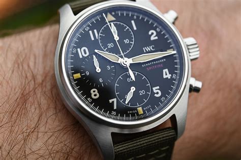 iwc pilot chronograph spitfire|iwc spitfire chronograph price.